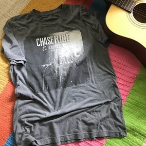 Chase Rice tour band T-shirt.